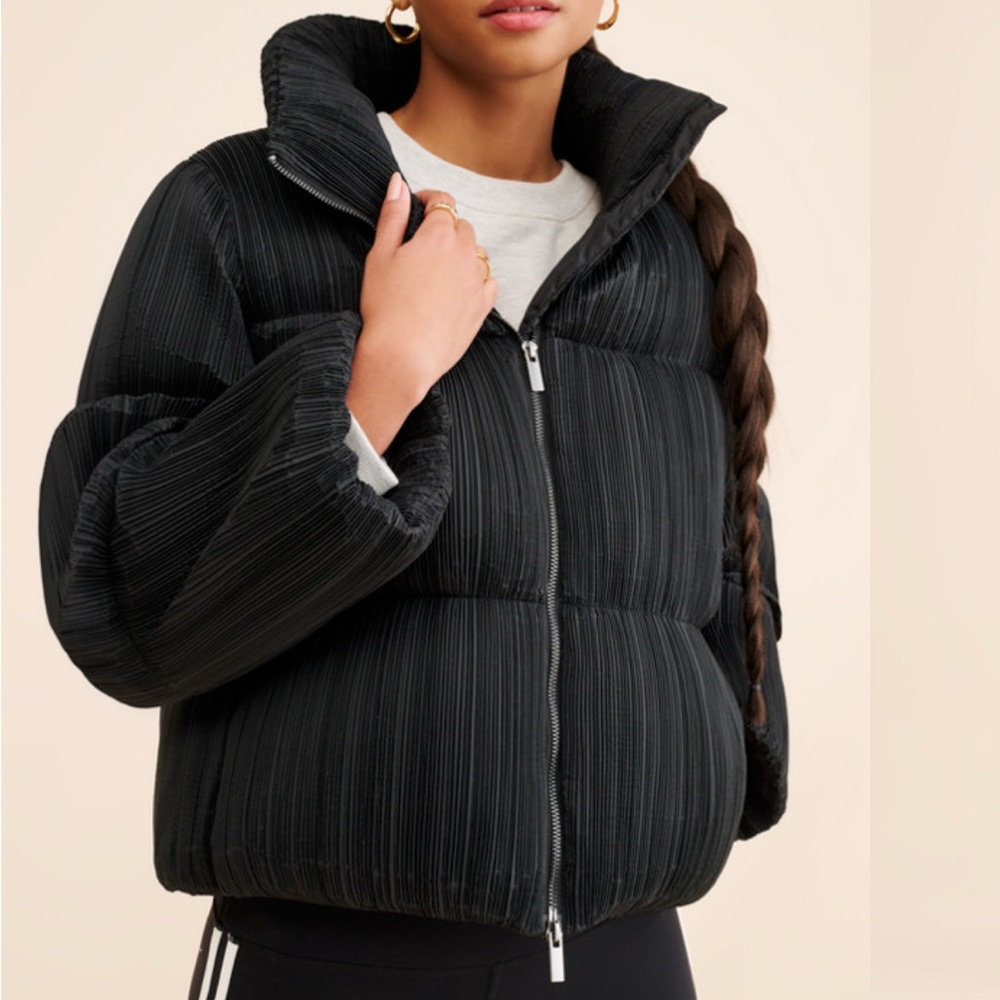 French Connection Dinara Black Puffer Jacket